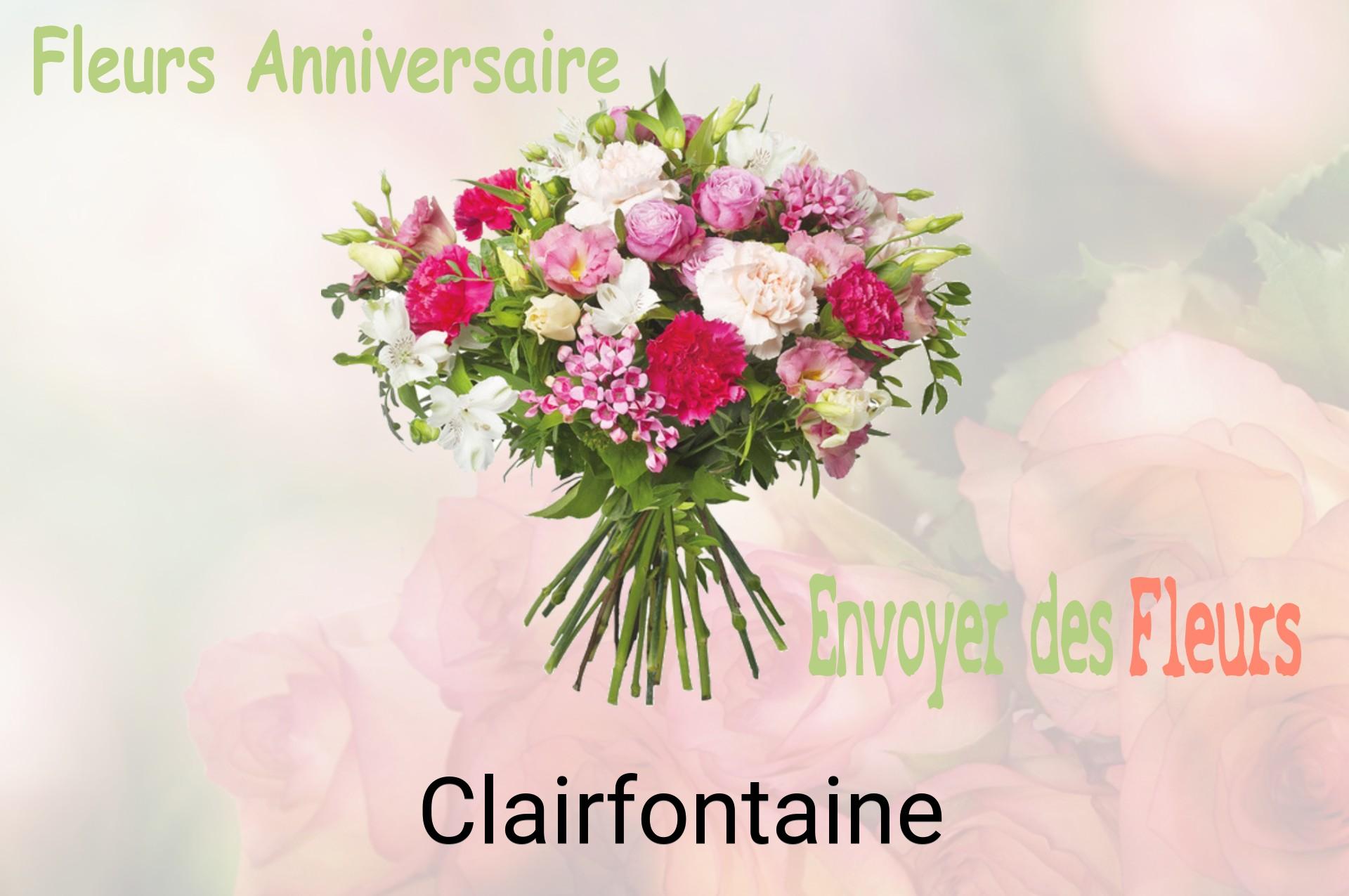 Bouquet de fleurs d’anniversaire livré à Clairfontaine