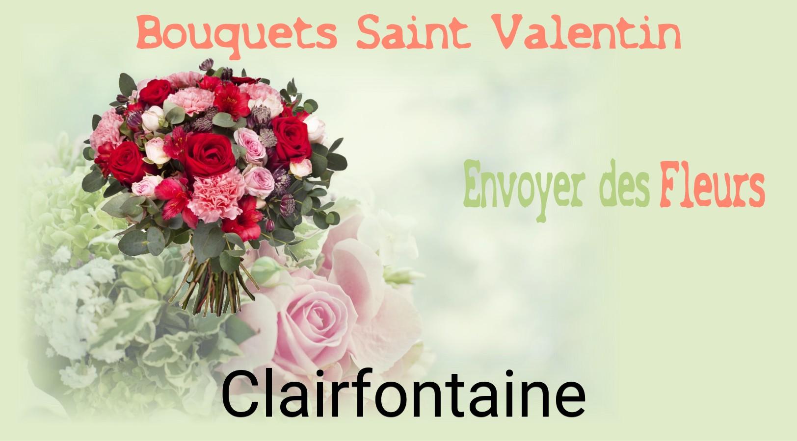 Roses de Saint-Valentin livrées à Clairfontaine